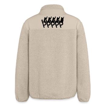 Snowboarder - Relaxed Fit Unisex Sherpajacke von Stanley/Stella - Beige - Hinten