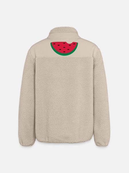 melon - Veste sherpa unisexe coupe décontractée Stanley/Stella - beige