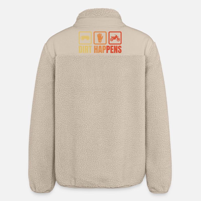 Man wird dreckig - Relaxed Fit Unisex Sherpajacke von Stanley/Stella - Beige