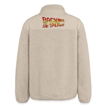 Back To The 90s - Relaxed Fit Unisex Sherpajacke von Stanley/Stella - Beige - Hinten