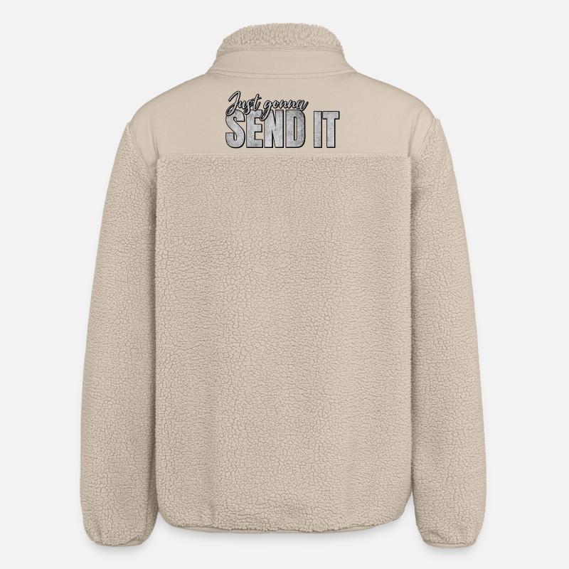 Je vais juste l’envoyer - Veste sherpa unisexe coupe décontractée Stanley/Stella - beige