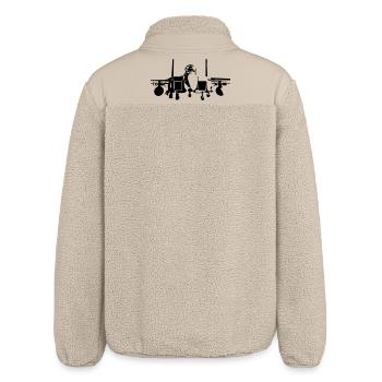 fighter F-15 - Veste sherpa unisexe coupe décontractée Stanley/Stella - beige - Dos