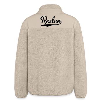 Rodeo - Relaxed Fit Unisex Sherpajacke von Stanley/Stella - Beige - Hinten