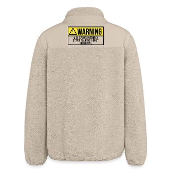 trombone - Veste sherpa unisexe coupe décontractée Stanley/Stella - beige - Dos