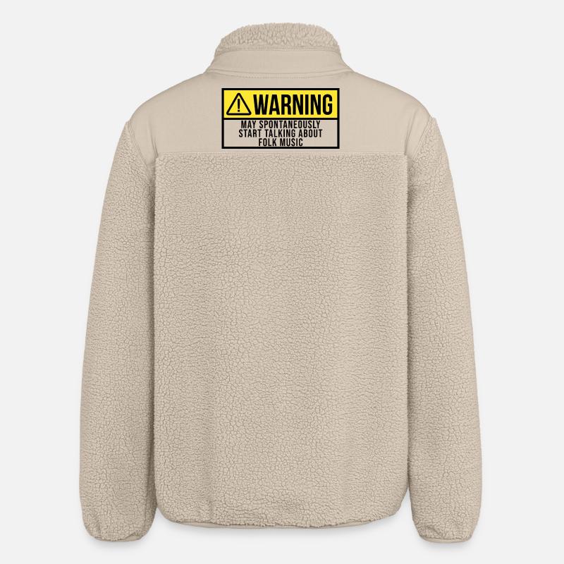 peuple - Veste sherpa unisexe coupe décontractée Stanley/Stella - beige