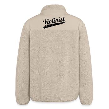 Violoniste - Veste sherpa unisexe coupe décontractée Stanley/Stella - beige - Dos