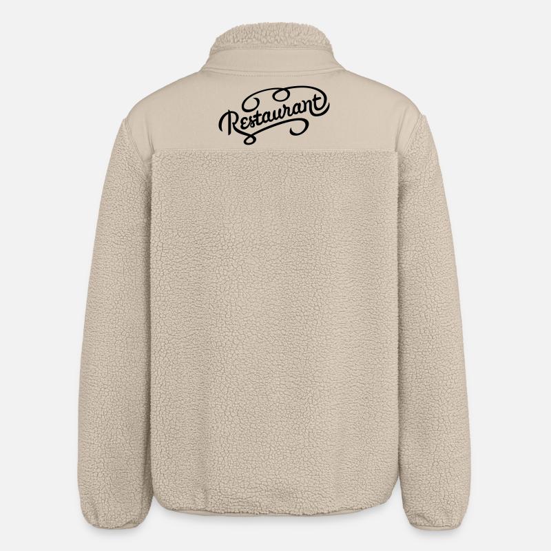 Restaurant - Relaxed Fit Unisex Sherpa Jacket by Stanley/Stella - beige