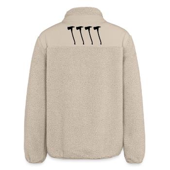 Fireman's Axe - Relaxed Fit Unisex Sherpa Jacket by Stanley/Stella - beige - Back