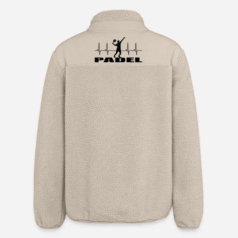 Padel - Relaxed Fit Unisex Sherpa Jacket by Stanley/Stella - beige