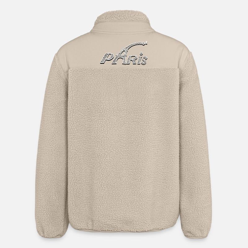 PARIS - Relaxed Fit Unisex Sherpajacke von Stanley/Stella - Beige
