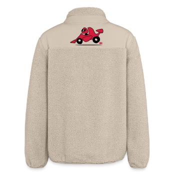 voiture de course - Veste sherpa unisexe coupe décontractée Stanley/Stella - beige - Dos