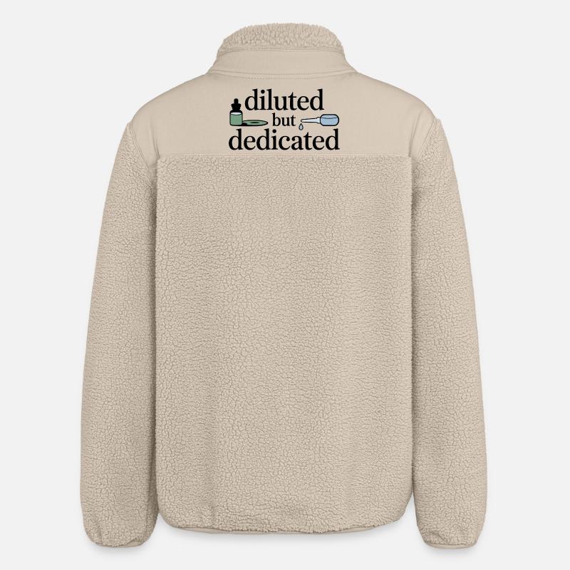 L’homéopathie diluée mais professionnelle dévouée - Veste sherpa unisexe coupe décontractée Stanley/Stella - beige