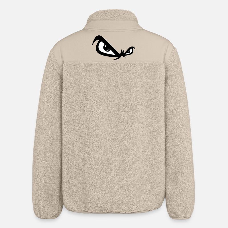 Böse Blick - Relaxed Fit Unisex Sherpajacke von Stanley/Stella - Beige
