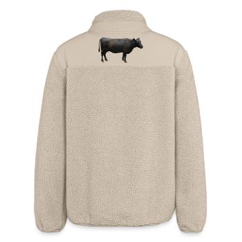 Boeuf noir - Veste sherpa unisexe coupe décontractée Stanley/Stella - beige - Dos