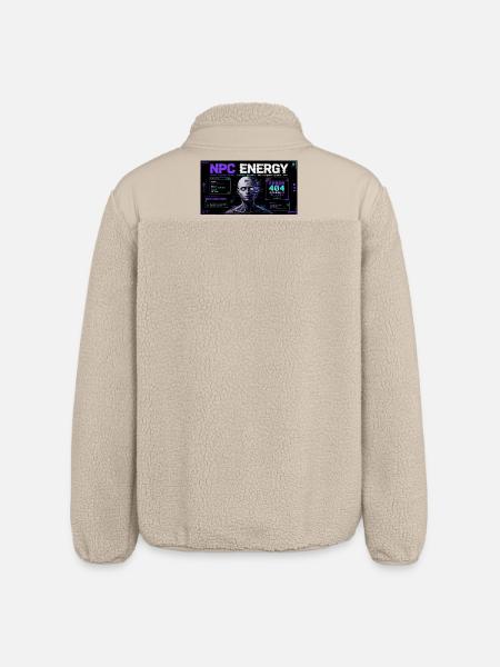 NPC ENERGY ERROR 404 - Relaxed Fit Unisex Sherpajacke von Stanley/Stella - Beige