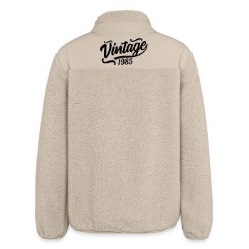 1985 Né en 1985, 56e anniversaire - Veste sherpa unisexe coupe décontractée Stanley/Stella - beige - Dos