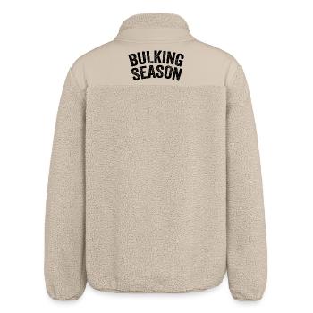 Bulking Season - Relaxed Fit Unisex Sherpajacke von Stanley/Stella - Beige - Hinten