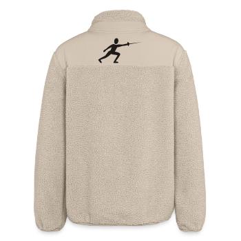 Fencer - Relaxed Fit Unisex Sherpa Jacket by Stanley/Stella - beige - Back