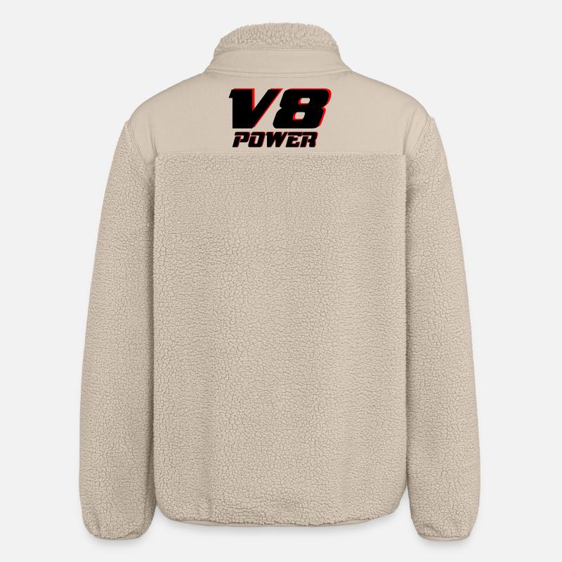 V8 - Veste sherpa unisexe coupe décontractée Stanley/Stella - beige