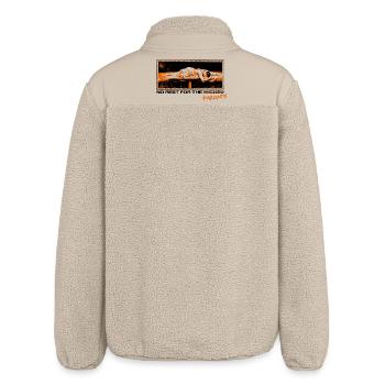 Parents at the limit – sleep is a myth - Relaxed Fit Unisex Sherpa Jacket by Stanley/Stella - beige - Back