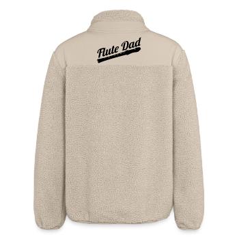 Flötenspieler Vater - Relaxed Fit Unisex Sherpajacke von Stanley/Stella - Beige - Hinten