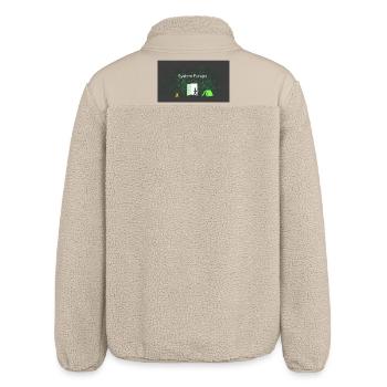 System Escape - Relaxed Fit Unisex Sherpajacke von Stanley/Stella - Beige - Hinten
