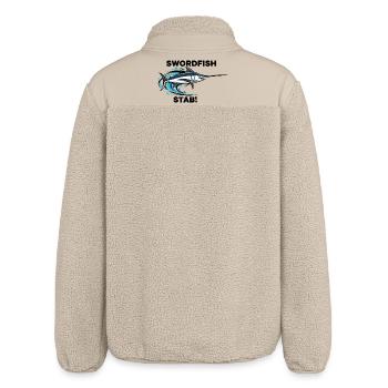 Espadon Stab Épée Mer Swordfish - Veste sherpa unisexe coupe décontractée Stanley/Stella - beige - Dos
