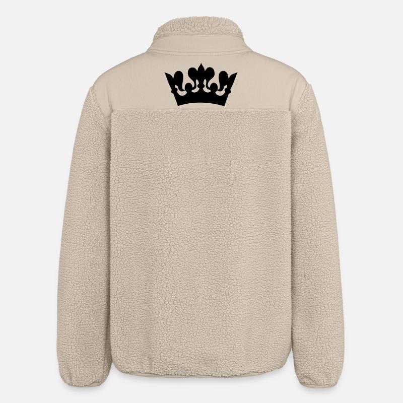 Bild einer Kronenzeichnung # - Relaxed Fit Unisex Sherpajacke von Stanley/Stella - Beige