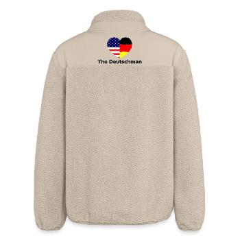 Der Deutschmann - Relaxed Fit Unisex Sherpajacke von Stanley/Stella - Beige - Hinten