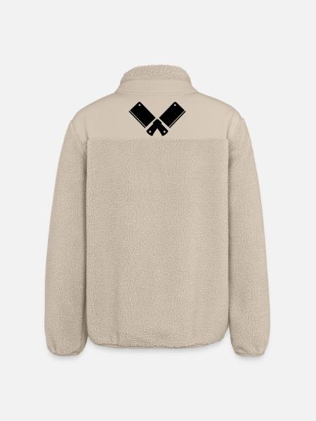 Cleaver - Relaxed Fit Unisex Sherpa Jacket by Stanley/Stella - beige