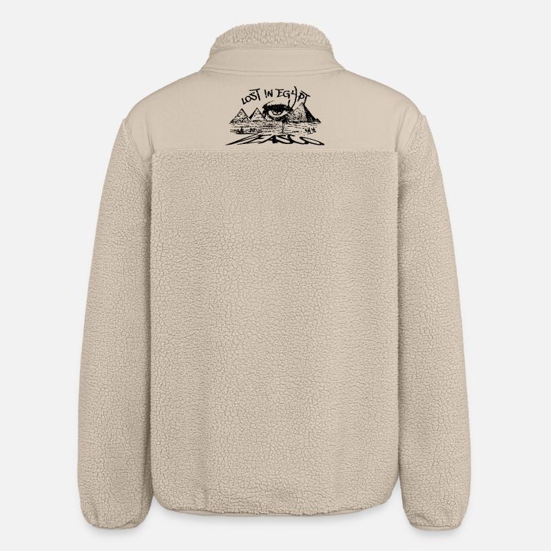 Perdu en Égypte - Veste sherpa unisexe coupe décontractée Stanley/Stella - beige