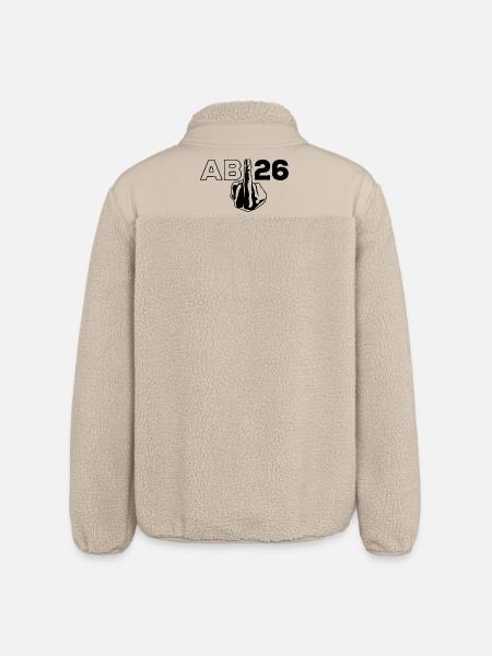 ABI 2026 Middle Finger Abitur - Gift - Relaxed Fit Unisex Sherpa Jacket by Stanley/Stella - beige
