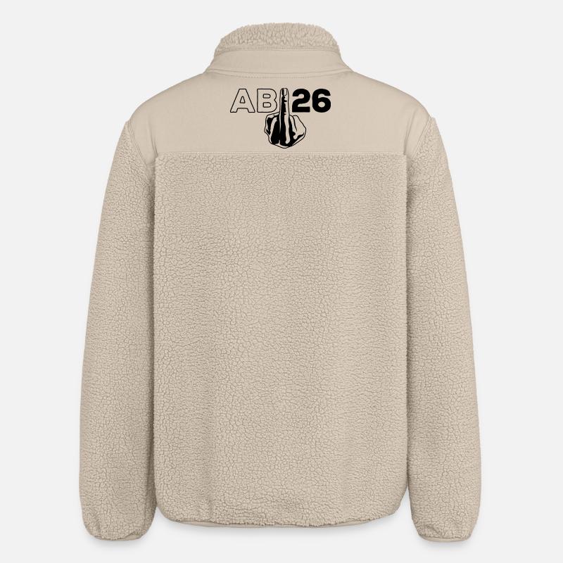ABI 2026 Abitur du majeur - Don - Veste sherpa unisexe coupe décontractée Stanley/Stella - beige