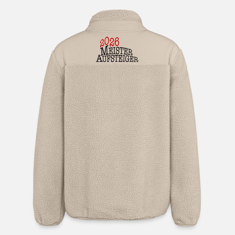 Champion et équipe promue 2026 - Veste sherpa unisexe coupe décontractée Stanley/Stella - beige