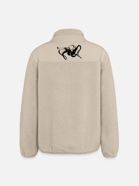 Oktopus Kraken Kopffüßer - Relaxed Fit Unisex Sherpa Jacket by Stanley/Stella - beige