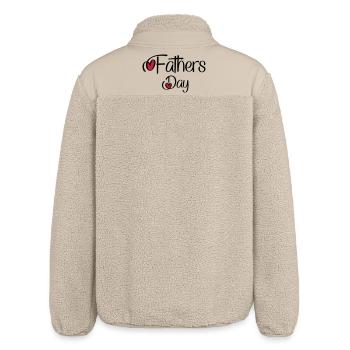 Father's Day - Relaxed Fit Unisex Sherpa Jacket by Stanley/Stella - beige - Back