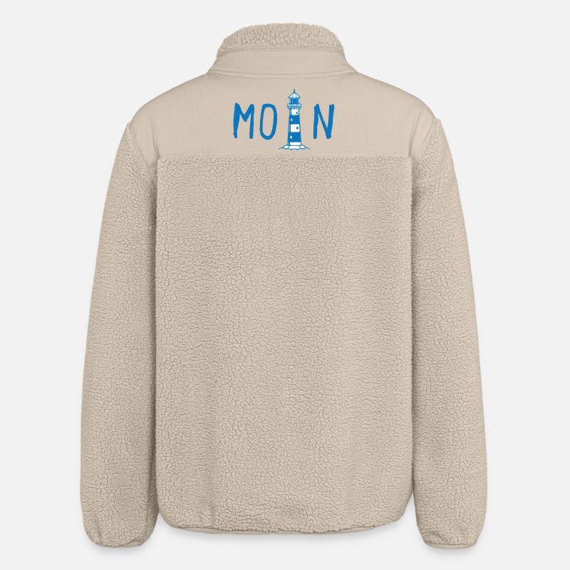 Moin avec phare - Veste sherpa unisexe coupe décontractée Stanley/Stella - beige