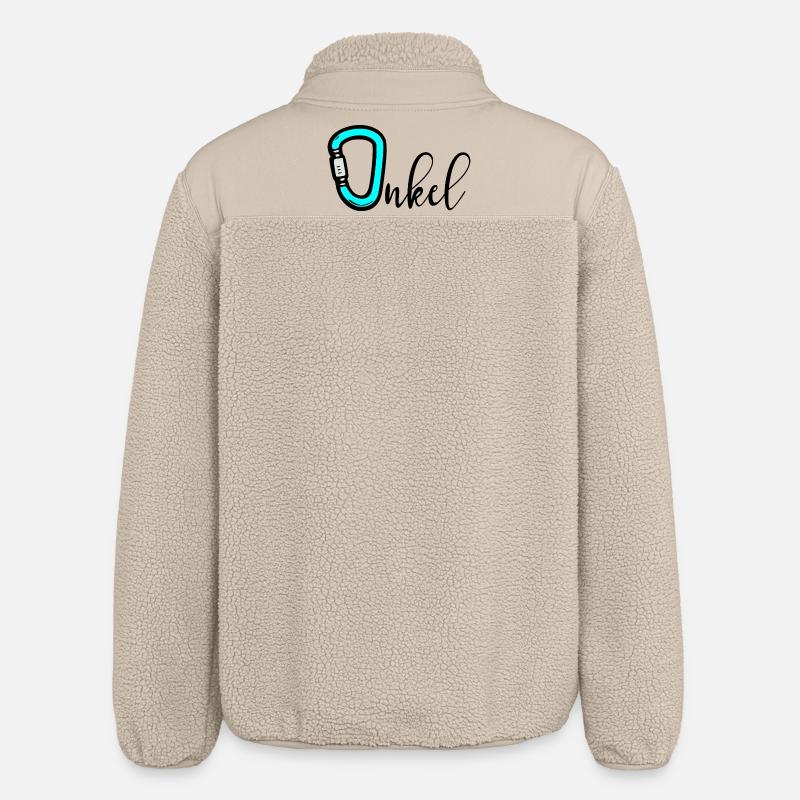 Camping, grimpe, oncle - Veste sherpa unisexe coupe décontractée Stanley/Stella - beige