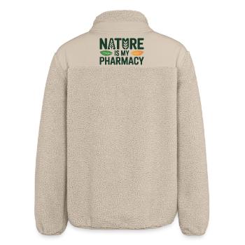 Naturheilkunde Nature ist mein Pharmazeutischer Fachmann - Relaxed Fit Unisex Sherpajacke von Stanley/Stella - Beige - Hinten