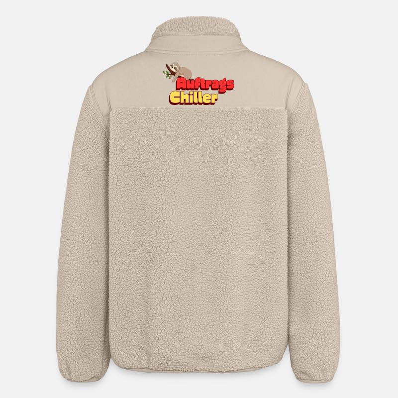 Auftragschiller Sloth - Relaxed Fit Unisex Sherpajacke von Stanley/Stella - Beige