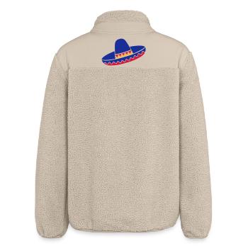 Sombrero Azul de Fiesta - Relaxed Fit Unisex Sherpajacke von Stanley/Stella - Beige - Hinten