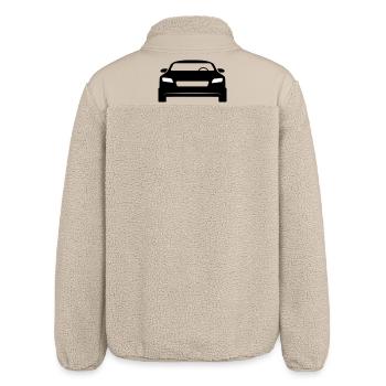 Sports car - Relaxed Fit Unisex Sherpa Jacket by Stanley/Stella - beige - Back