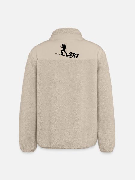 Skilanglauf - Relaxed Fit Unisex Sherpajacke von Stanley/Stella - Beige