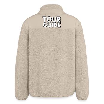 tour guide - Relaxed Fit Unisex Sherpajacke von Stanley/Stella - Beige - Hinten