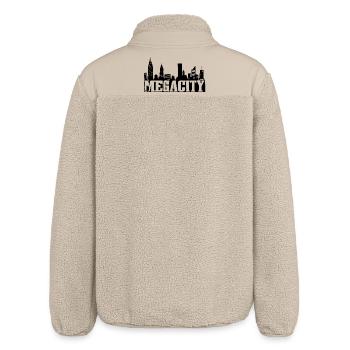 Ville géante noire - Veste sherpa unisexe coupe décontractée Stanley/Stella - beige - Dos