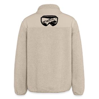 Snowboard Goggles - Relaxed Fit Unisex Sherpa Jacket by Stanley/Stella - beige - Back