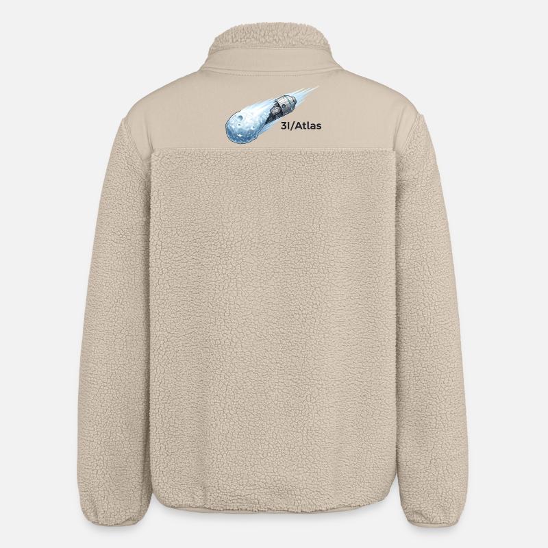 Vol d'une comète dans l'espace - Veste sherpa unisexe coupe décontractée Stanley/Stella - beige