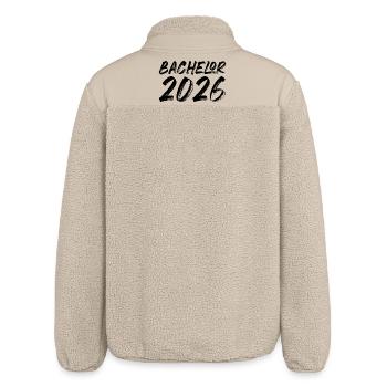 Bachelor 2026 - Relaxed Fit Unisex Sherpa Jacket by Stanley/Stella - beige - Back
