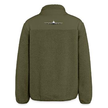 747 - Relaxed Fit Unisex Sherpajacke von Stanley/Stella - Khaki - Hinten