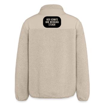 Hier könnte ihre Werbung stehen - Relaxed Fit Unisex Sherpajacke von Stanley/Stella - Beige - Hinten